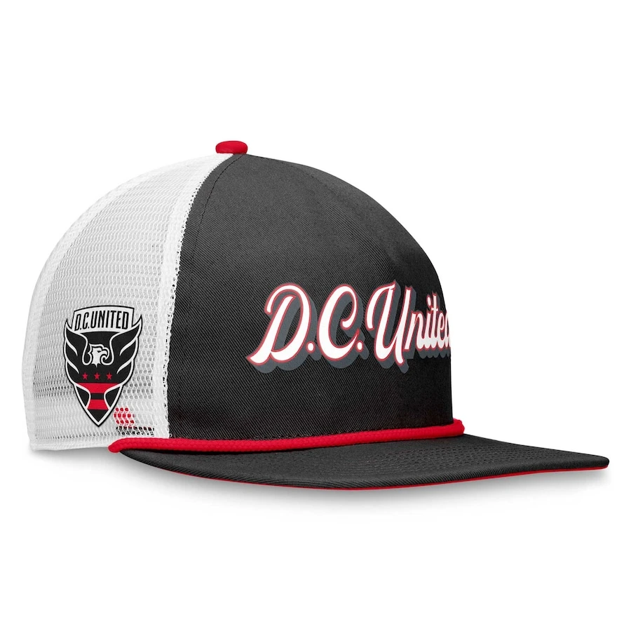 D.C. United Fanatics Branded True Classic Golf Snapback Hat - Black/White 1 D.C. United Fanatics Branded True Classic Golf Snapback Hat - Black/White