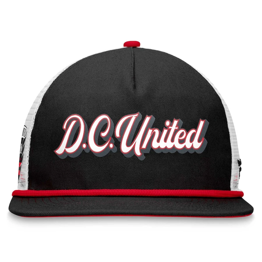 D.C. United Fanatics Branded True Classic Golf Snapback Hat - Black/White 2 D.C. United Fanatics Branded True Classic Golf Snapback Hat - Black/White - Image 2