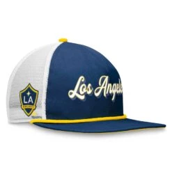 LA Galaxy Fanatics Branded True Classic Golf Snapback Hat - Navy/White