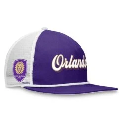 Orlando City SC Fanatics Branded True Classic Golf Snapback Hat - Purple/White