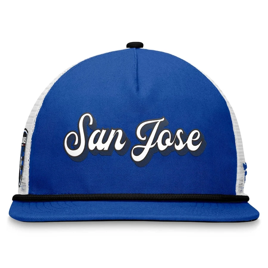 San Jose Earthquakes Fanatics Branded True Classic Golf Snapback Hat - Royal/White 2 San Jose Earthquakes Fanatics Branded True Classic Golf Snapback Hat - Royal/White - Image 2