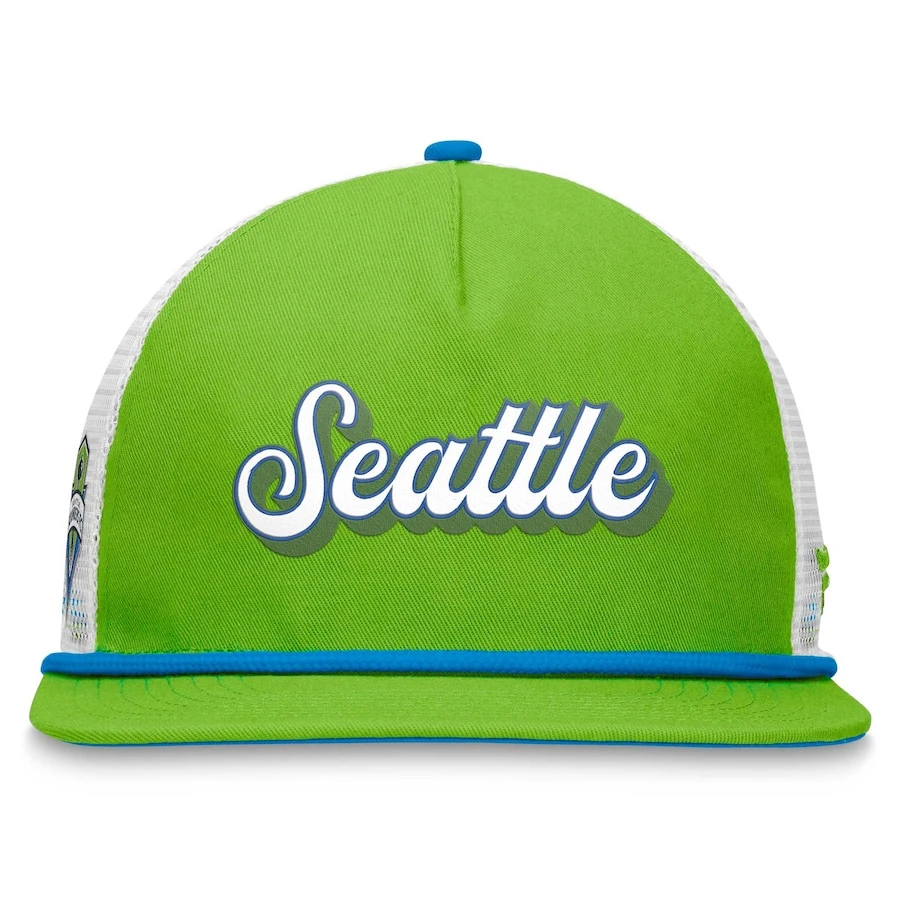 Seattle Sounders FC Fanatics Branded True Classic Golf Snapback Hat - Green/White 2 Seattle Sounders FC Fanatics Branded True Classic Golf Snapback Hat - Green/White - Image 2