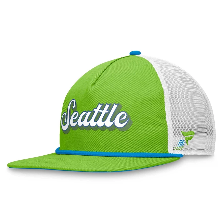 Seattle Sounders FC Fanatics Branded True Classic Golf Snapback Hat - Green/White 3 Seattle Sounders FC Fanatics Branded True Classic Golf Snapback Hat - Green/White - Image 3