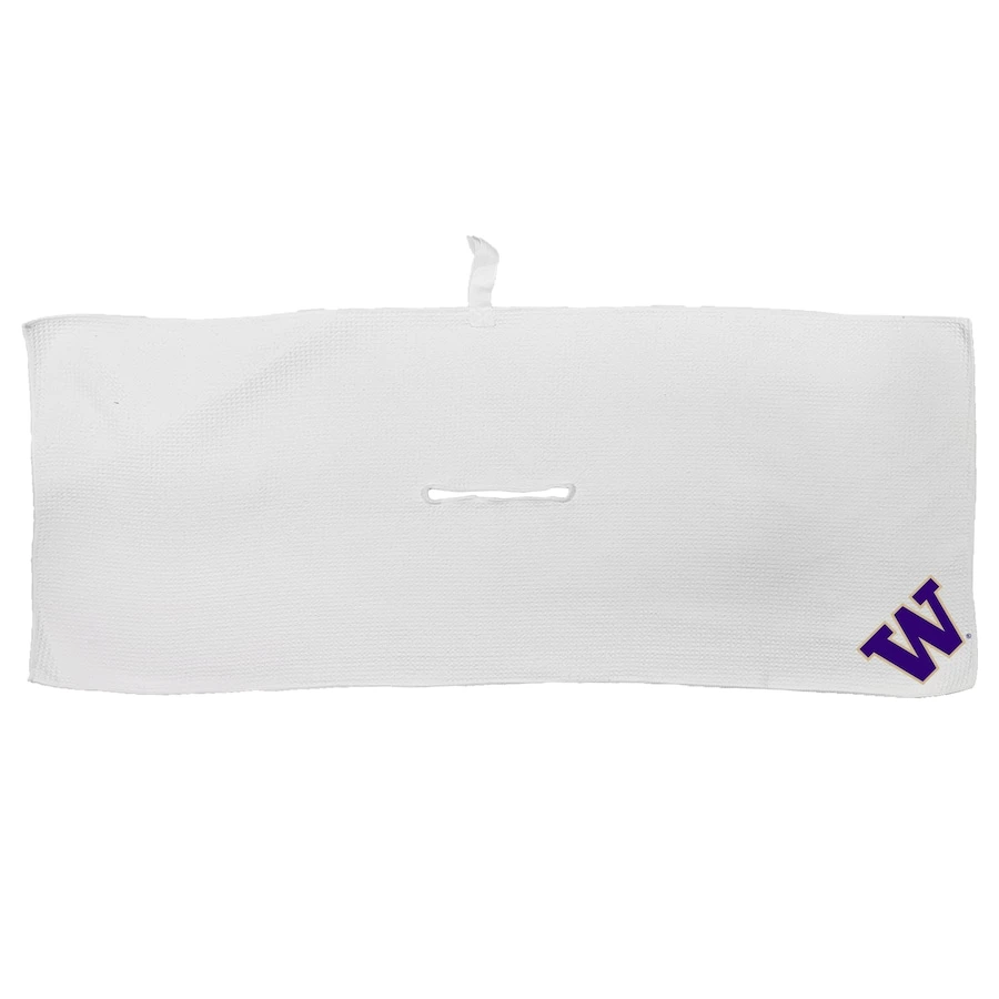 Washington Huskies 16'' X 40'' Microfiber Golf Towel - White 1 Washington Huskies 16'' X 40'' Microfiber Golf Towel - White