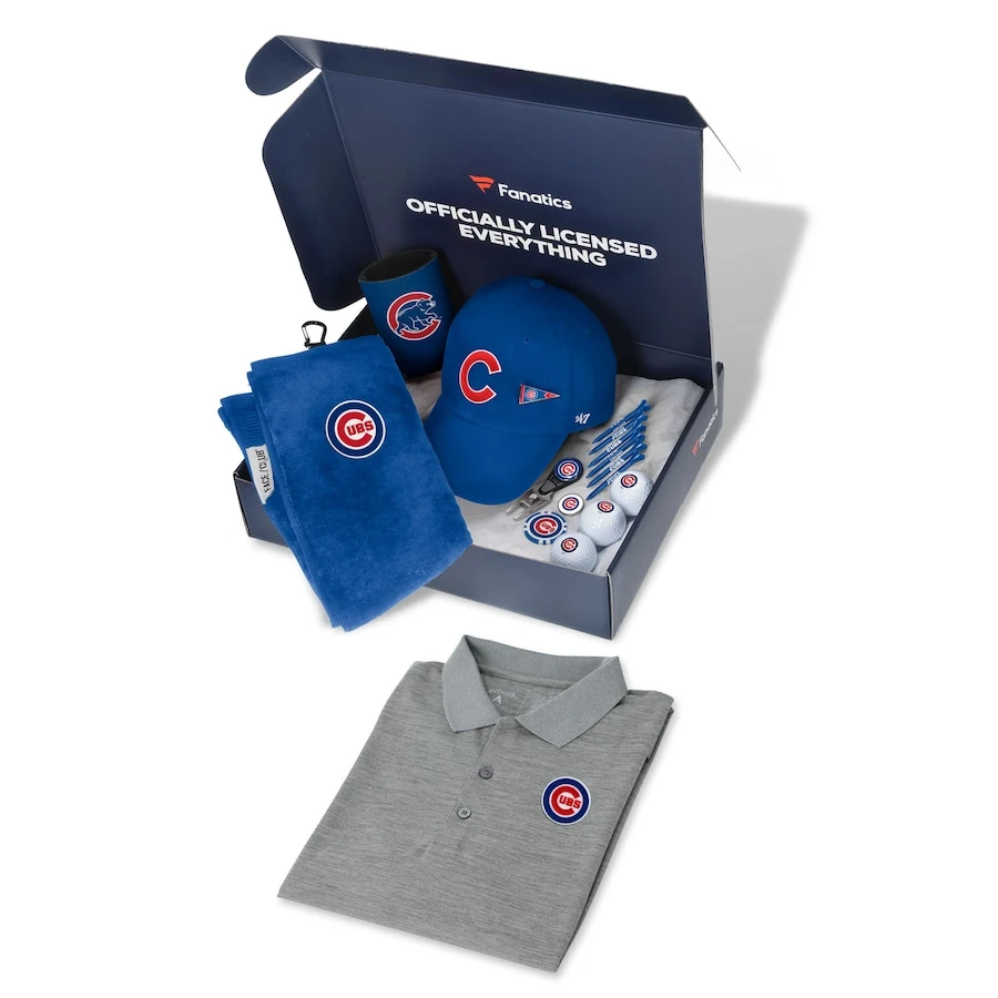 Chicago Cubs WinCraft Fanatics Pack Golf Themed Gift Box - $155+ Value 1 Chicago Cubs WinCraft Fanatics Pack Golf Themed Gift Box - $155+ Value