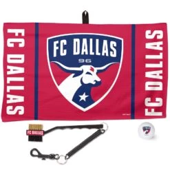 FC Dallas WinCraft Golf Ball, Towel & Brush Gift Set