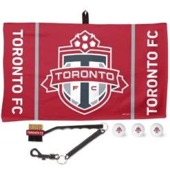 Toronto FC WinCraft Golf Ball, Towel & Brush Gift Set