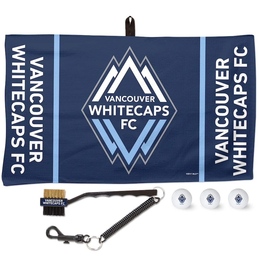 Vancouver Whitecaps FC WinCraft Golf Ball, Towel & Brush Gift Set 1 Vancouver Whitecaps FC WinCraft Golf Ball, Towel & Brush Gift Set