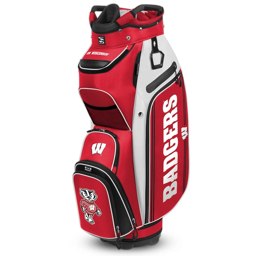 Wisconsin Badgers WinCraft Bucket III Cooler Cart Golf Bag 1 Wisconsin Badgers WinCraft Bucket III Cooler Cart Golf Bag