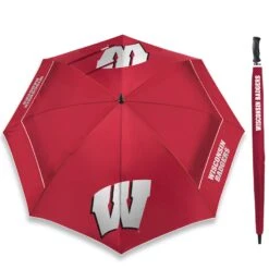 WinCraft Wisconsin Badgers 62" WindSheer Lite Golf Umbrella