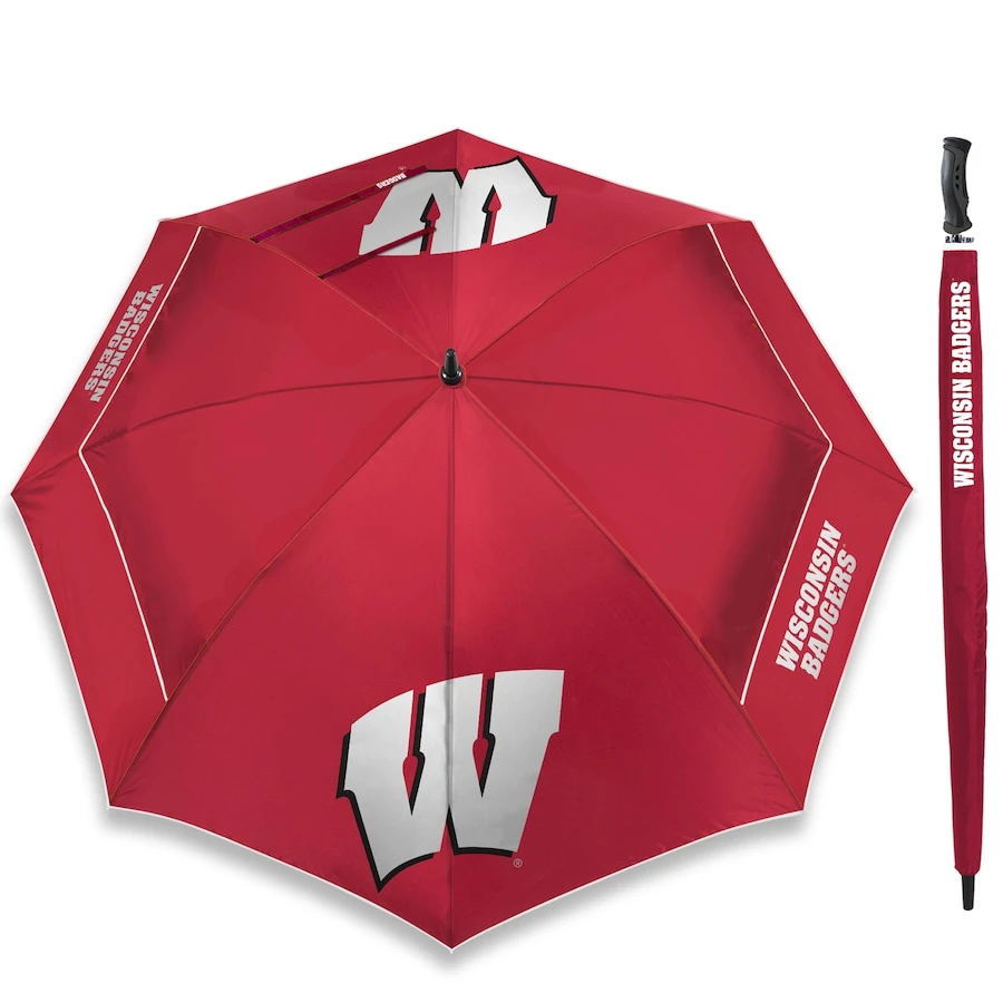 WinCraft Wisconsin Badgers 62" WindSheer Lite Golf Umbrella 1 WinCraft Wisconsin Badgers 62" WindSheer Lite Golf Umbrella