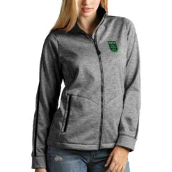 Austin FC Antigua Women's Full-Zip Golf Jacket - Heather Black