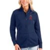 Los Angeles Angels Antigua Women's Links Full-Zip Golf Jacket - Navy