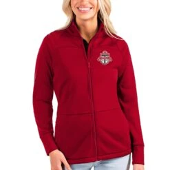 Toronto FC Antigua Women's Links Full-Zip Golf Jacket - Red