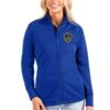 LA Galaxy Antigua Women's Links Full-Zip Golf Jacket - Royal