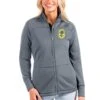 Nashville SC Antigua Women's Links Full-Zip Golf Jacket - Steel