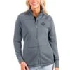 Vancouver Whitecaps FC Antigua Women's Links Full-Zip Golf Jacket - Steel
